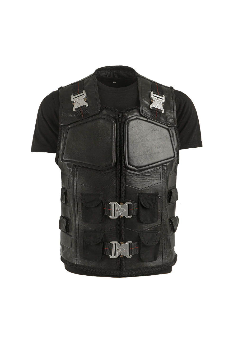 Handmade Wesley Snipes Blade Vest Trinity Vampire Hunter Military Style Handmade Cosplay Costume Leather Vest