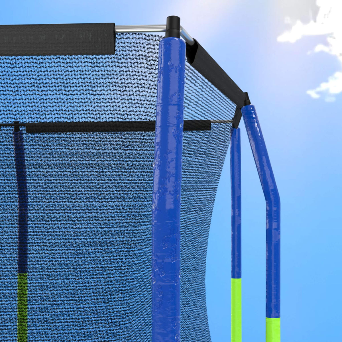 [10X17FT] Premium Rectangular Trampoline With 10 Poles And Crossbeam (SAK35179)