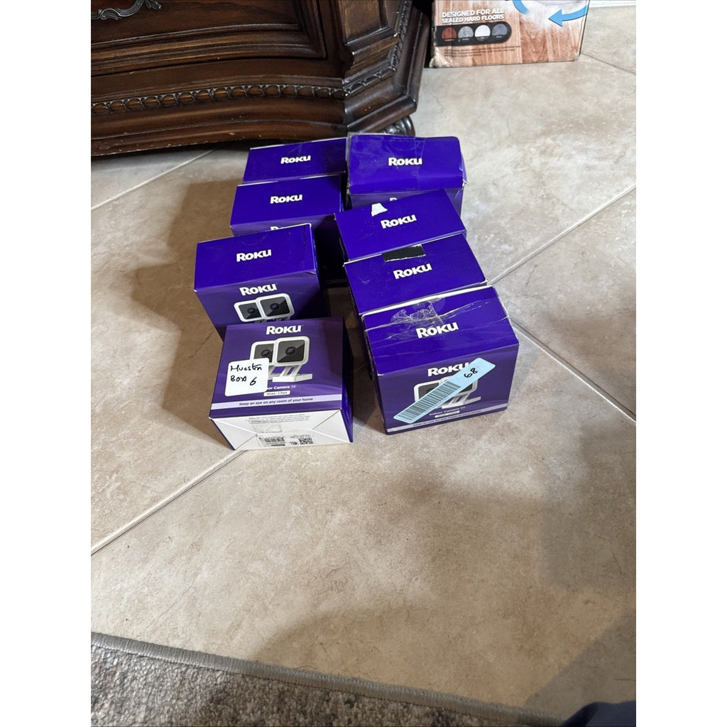 Roku Indoor Camera SE Wired, 2-Pack (Works with Alexa & Google Home)