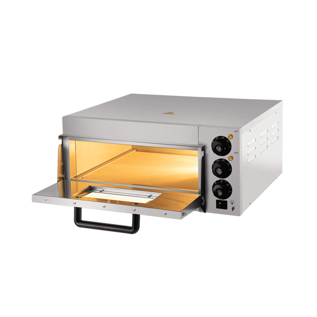 14-Inch Electric Single Deck Countertop Commercial Pizza Oven (SAK92582)