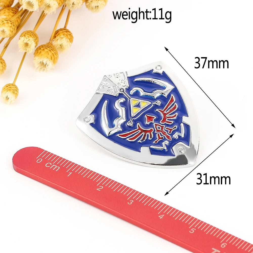 The Legend of Zeldas Brooch for Men Women Vintage Triforce Triangle Amulet Lapel Pins Cosplay Party Gifts