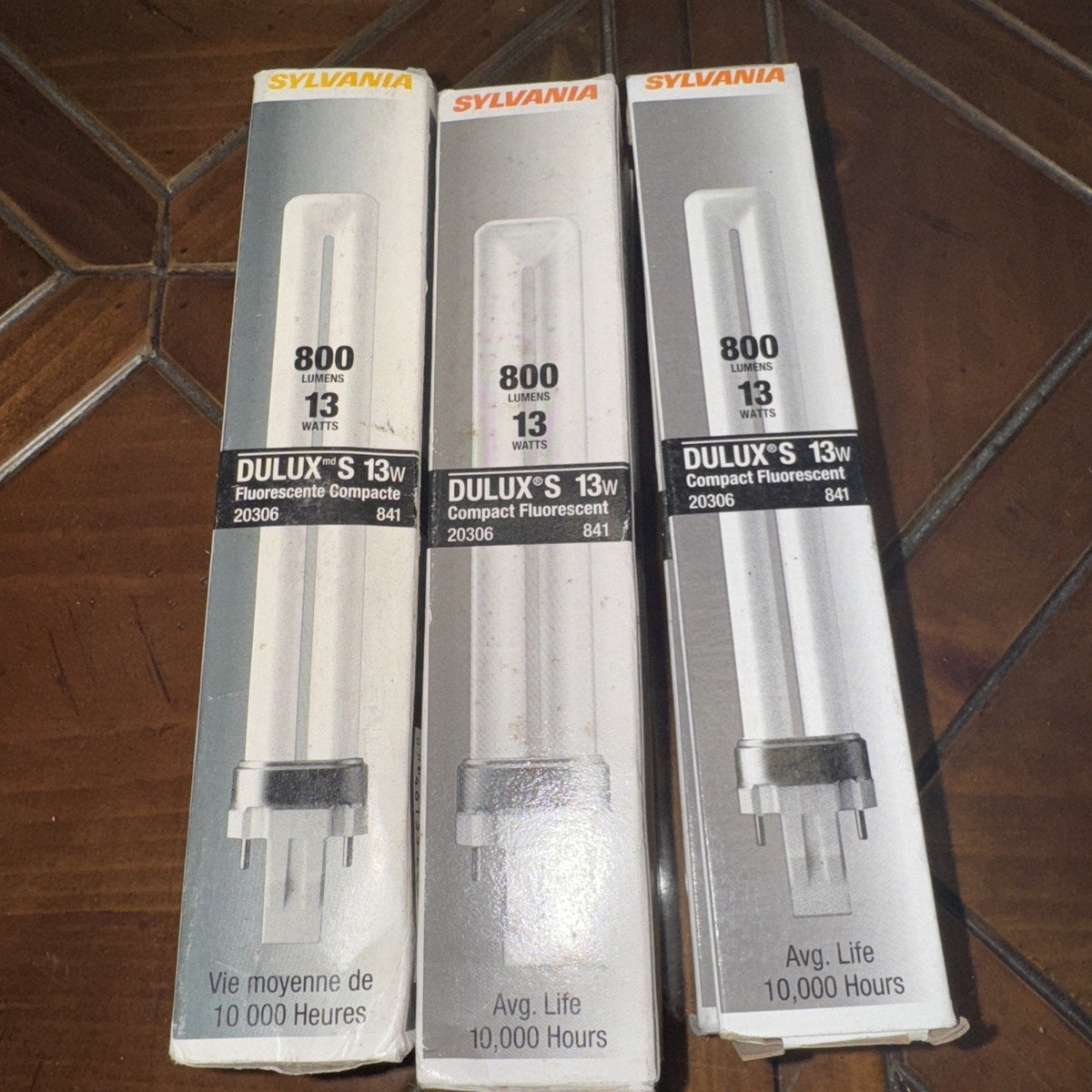 Sylvania 20335 Dulux S CF13DS/835 13W Fluorescent Bulb (Set of 6)