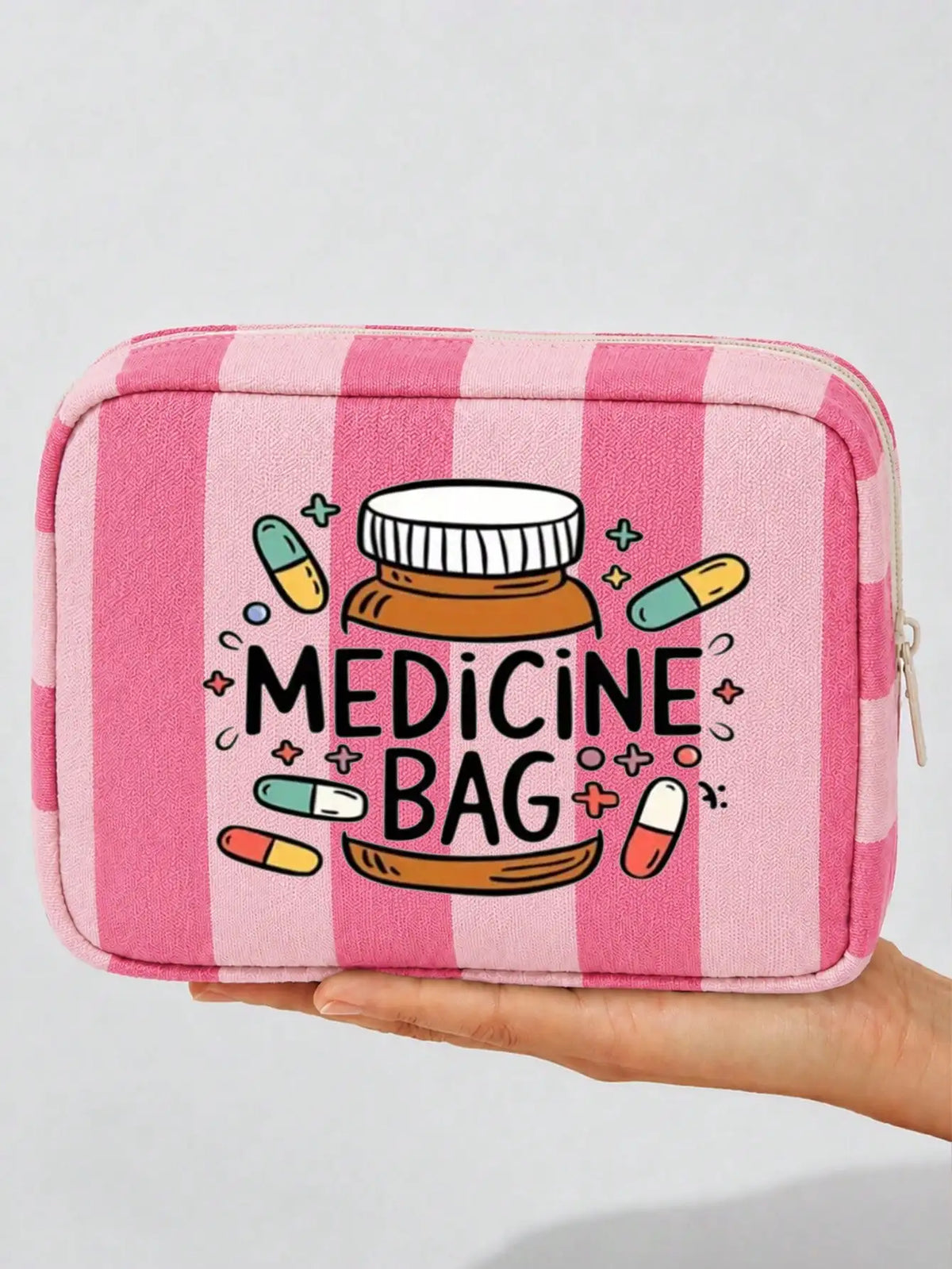 1PC Large Capacity Medicine Bag Travel Portable Medical Bag Home Medicine Storage Bag Set Portable Outdoor First Aid Kit