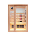 Orien Premium 2-Person Low EMF FAR-Infrared Heat Wood Home Personal Spa Sauna With Ceramic Heaters (SAK25714)