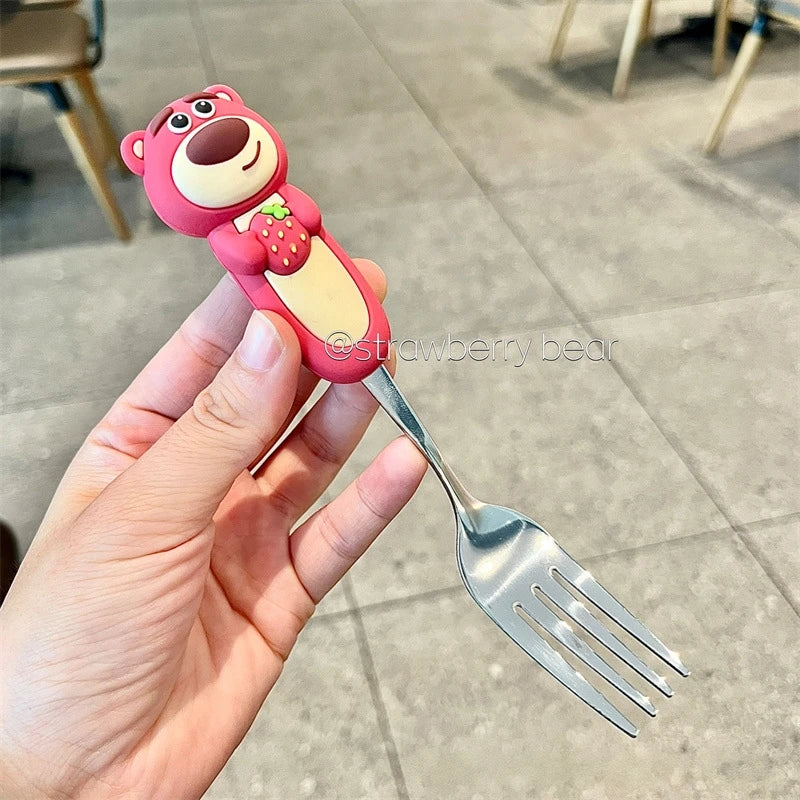 Toy Story 5 Spoon Fork Cutlery Set Woody Buzz Lightyear Jessie Forky Alien Cartoon Character Birthday Christmas Gift For Fans