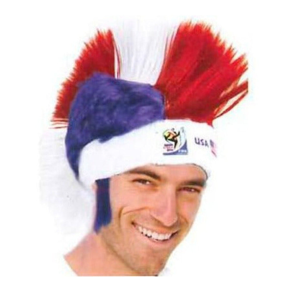 Germany World Cup Soccer Mohawk Wig 25-Count Case Pack – Official FIFA