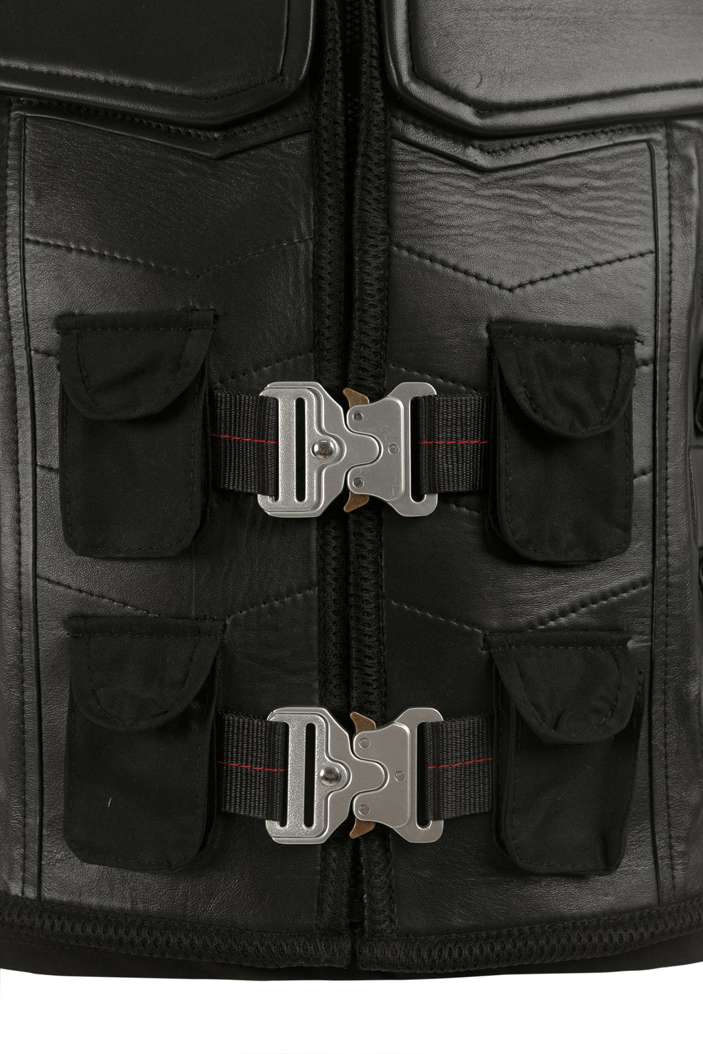 Handmade Wesley Snipes Blade Vest Trinity Vampire Hunter Military Style Handmade Cosplay Costume Leather Vest