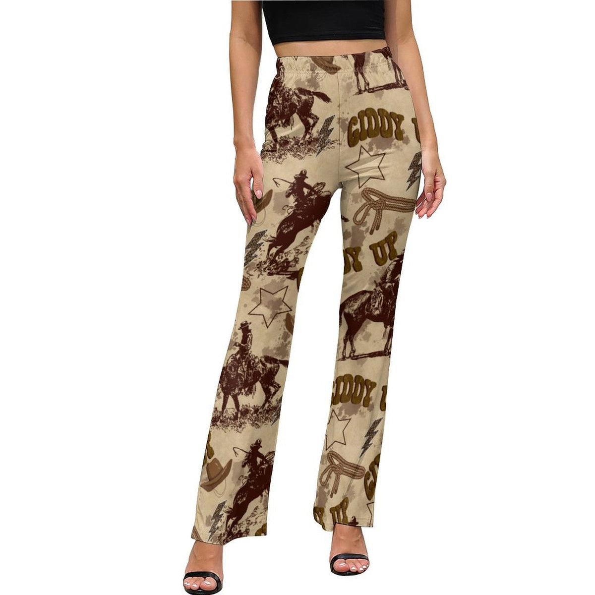 Baha Ranch Cowboy Ranch Flare Pants