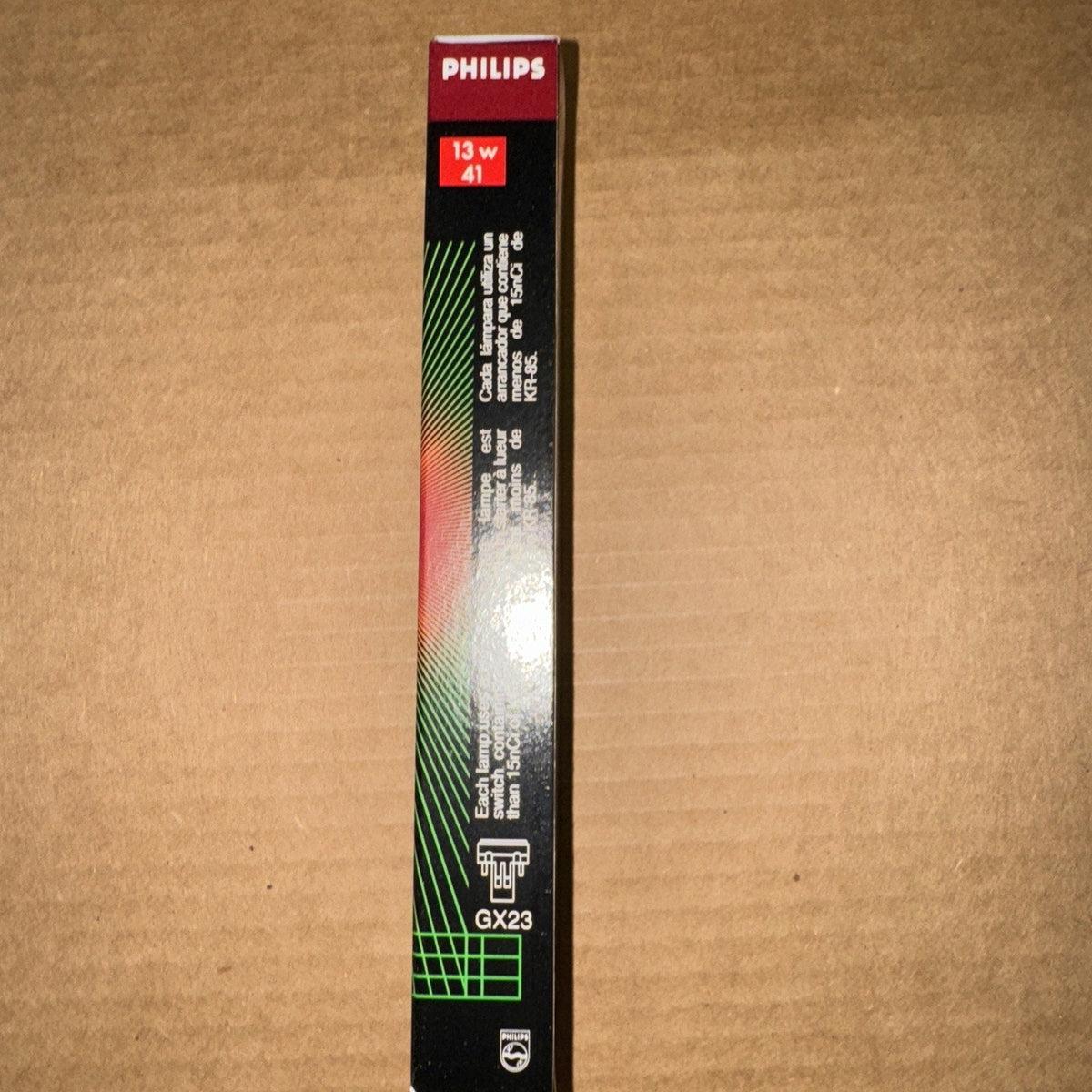 Philips PL-S 13W/30 Twin Fluorescent Tube, 2-Pin GX23 Base (Set of 10)