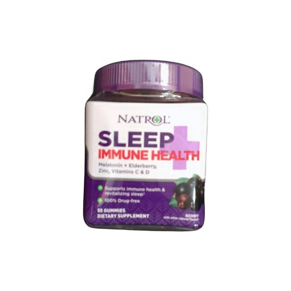 Set of 12 Natrol Sleep+ Immune Health Gummies Immunity Supplement Bottles