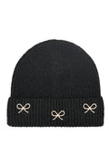 C.C Pearl Bow Charm Cuff Beanie