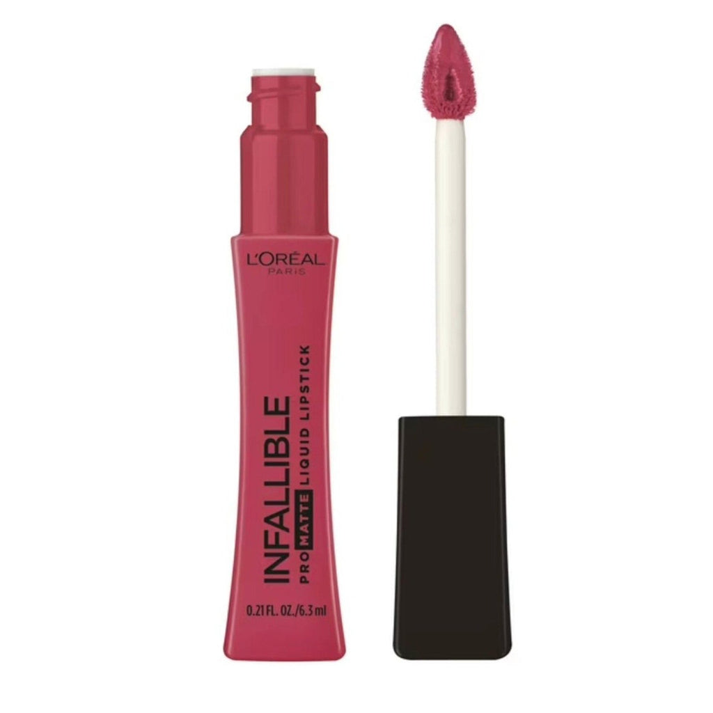 L'Oreal Paris Infallible Pro Matte Liquid Lipstick, Raspberry Rose 0.21 oz