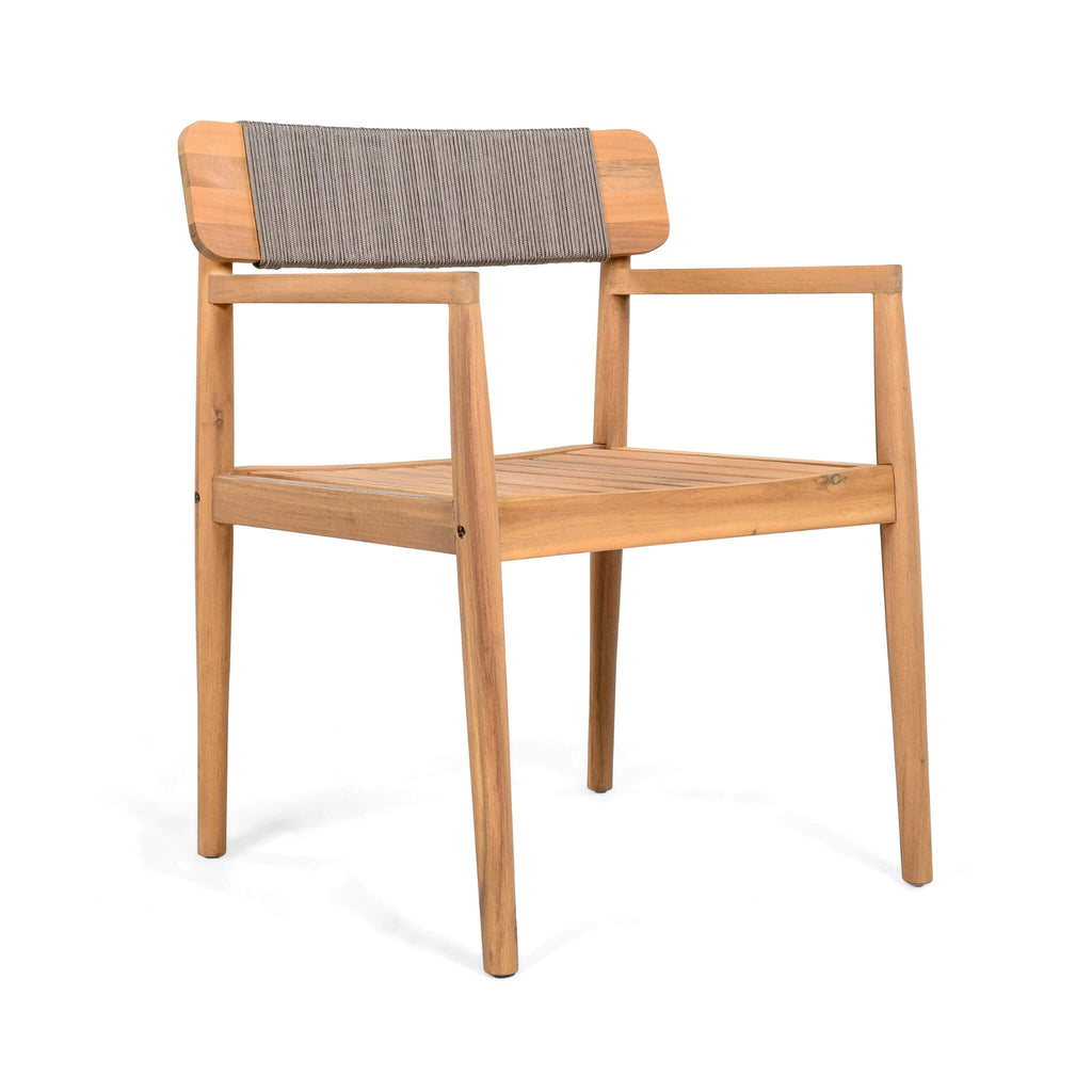 Premium 5-Piece Acacia Wooden Outdoor Furniture Patio Set With Dining Chairs And Table (SAK70445)