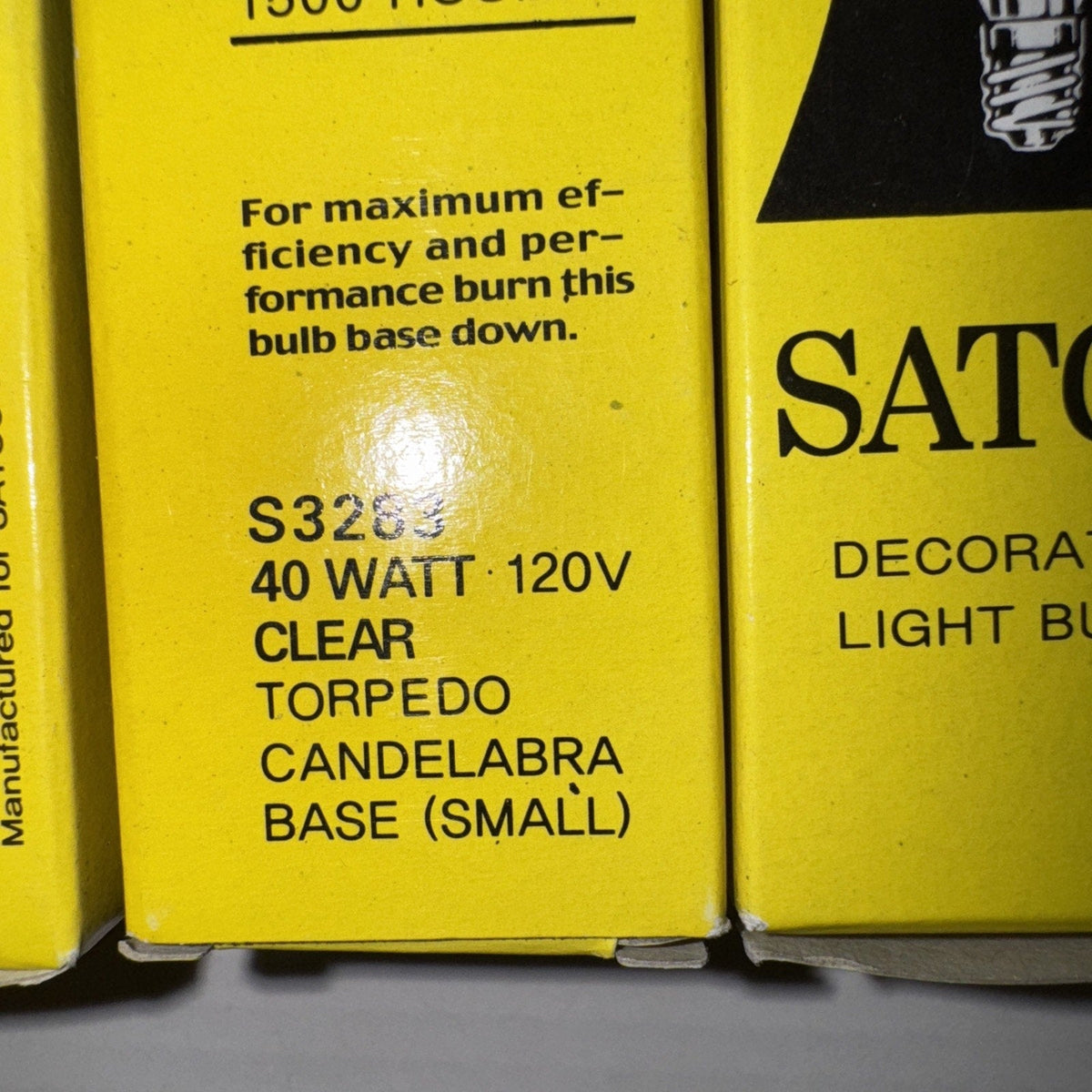 Set of 5 Replacement Bulb for SATCO S3283 40W 120V