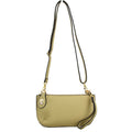 Pebbled Crossbody Clutch Bag with Removable Straps