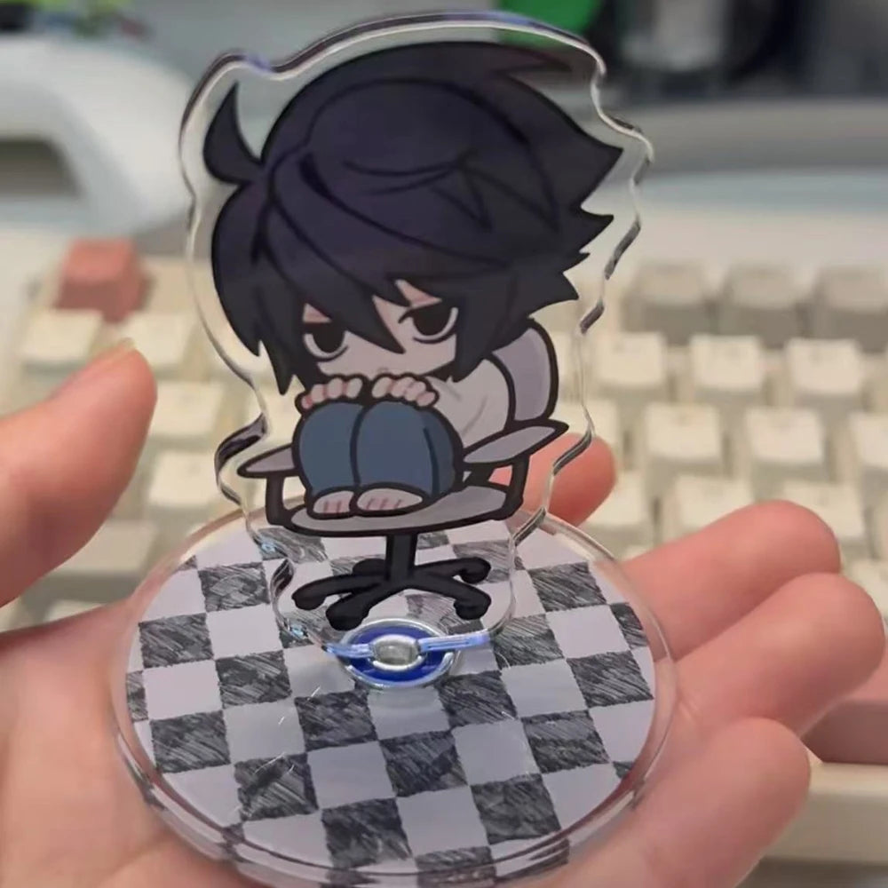 Anime Death Note Cosplay L.Lawliet Acrylic Stand Desktop Decoration Standing Plate Unisex Collection Prop