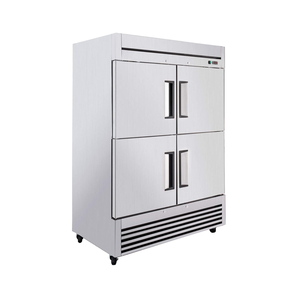 54-Inch 49 Cu.Ft Commercial 6-Shelves Stainless Steel Reach-In Freezer (SAK10247)