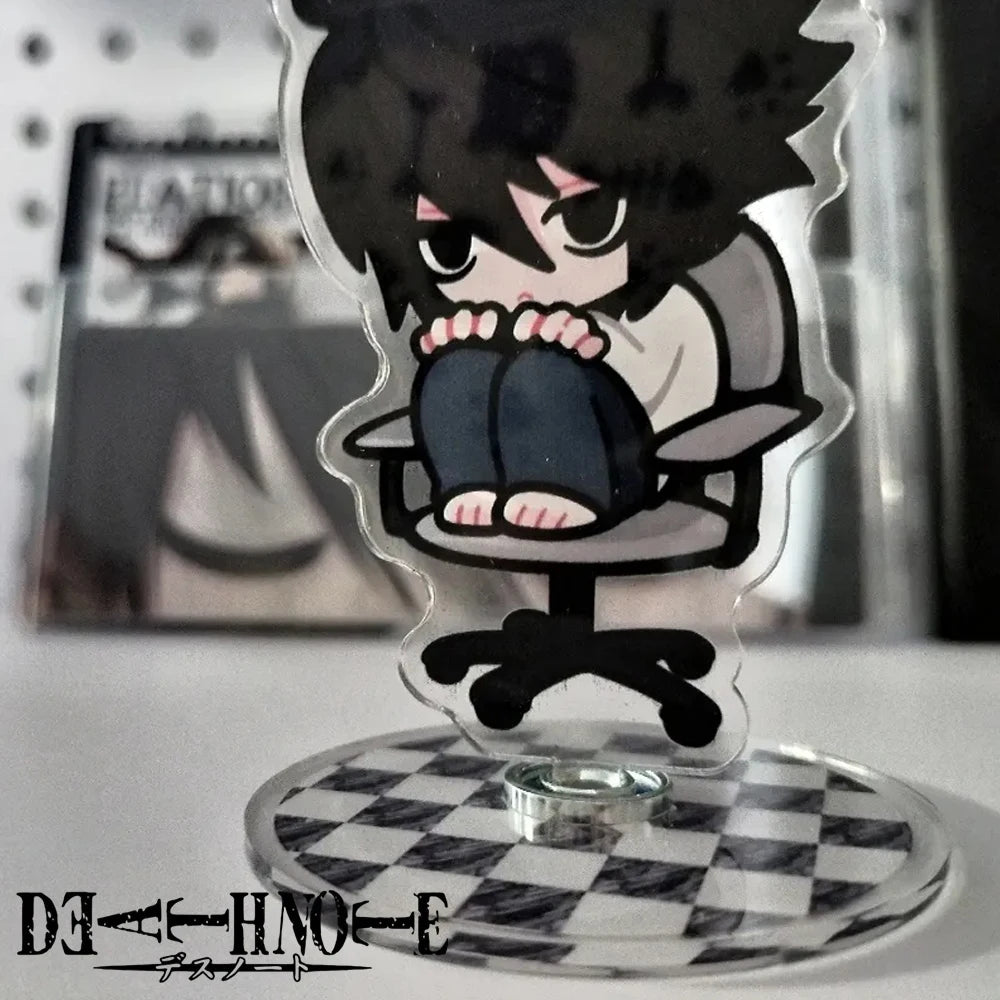 Anime Death Note Cosplay L.Lawliet Acrylic Stand Desktop Decoration Standing Plate Unisex Collection Prop