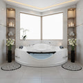 Celestia 59-Inch 2-Person Luxury Corner Whirlpool Jetted Bathtub (SAK97310)