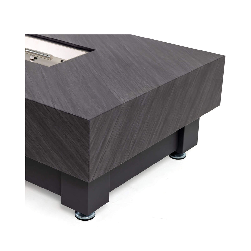 Premium 60-Inch Rectangular Outdoor Modern Propane Fire Pit Table With Rain Cover (SAK91273)