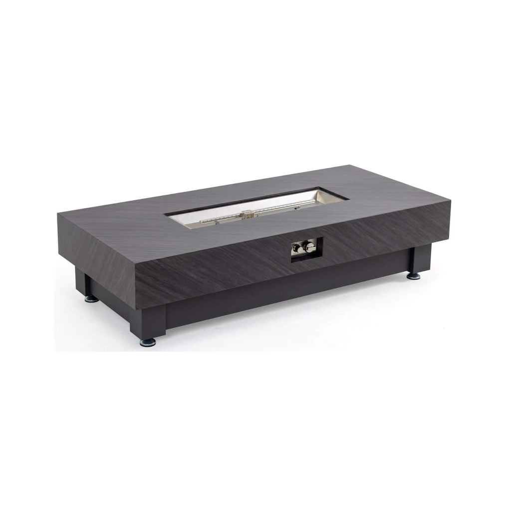 Premium 60-Inch Rectangular Outdoor Modern Propane Fire Pit Table With Rain Cover (SAK91273)