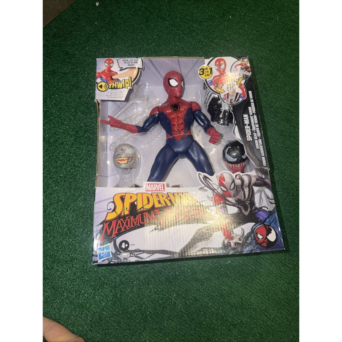 Marvel Spider-Man Maximum Venom 12-Inch Figure with Sound