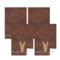 Baha Ranch Tooled Donkey Set of 4 Kitchen Dish Towels Made in America