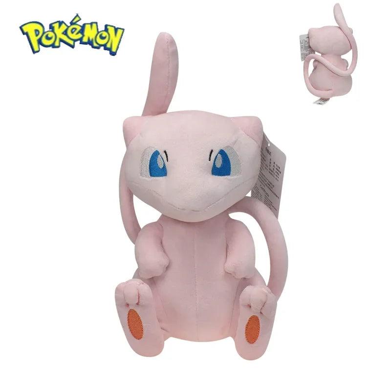 Pokemon Mew Plush Doll Kawaii Cartoon Go dex Mew Plush Toys Soft Stuffed Kawaii Anime Doll Pillow Birthday Gift For Kids