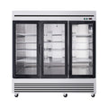 72 Cu.Ft Triple-Door Stainless Steel Commercial Reach-In Display Refrigerator (SAK26394)