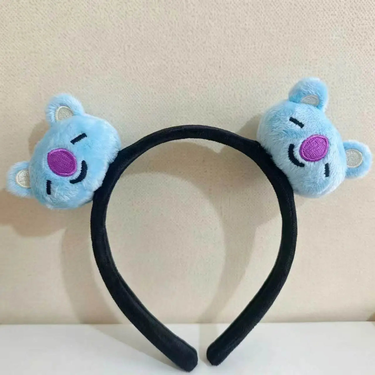 BT21 koya RJ Shooky Man Tata Chimmy Cooky Creative Cartoon Cute Doll Headband Secondary Animation Peripheral Decoration Headband