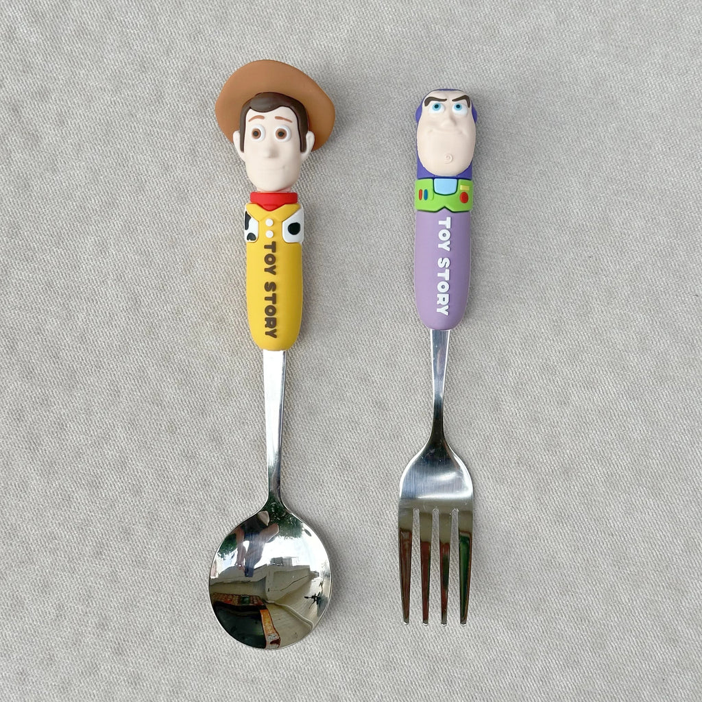 Toy Story 5 Spoon Fork Cutlery Set Woody Buzz Lightyear Jessie Forky Alien Cartoon Character Birthday Christmas Gift For Fans