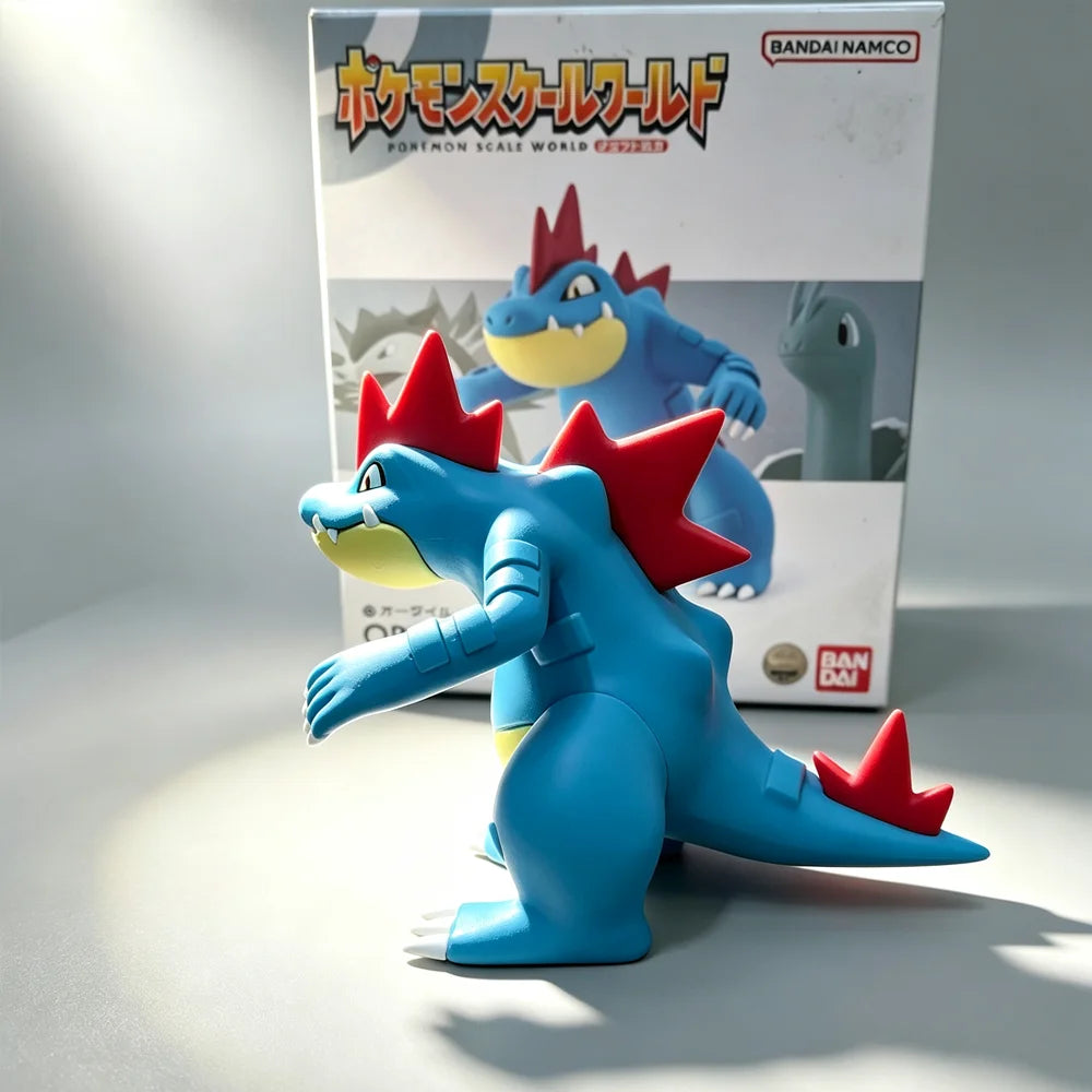 Anime Pokemon Figure Feraligatr Evolutionary Chain Action Figures Pvc Statue Desktop Collection Model Toys Gifts