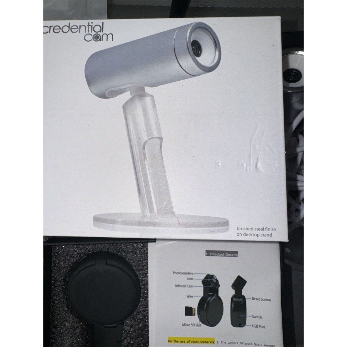 Camera & Tripod Set: Credential Cam, Blue Aluminum Tripods, Mounts & Accessories