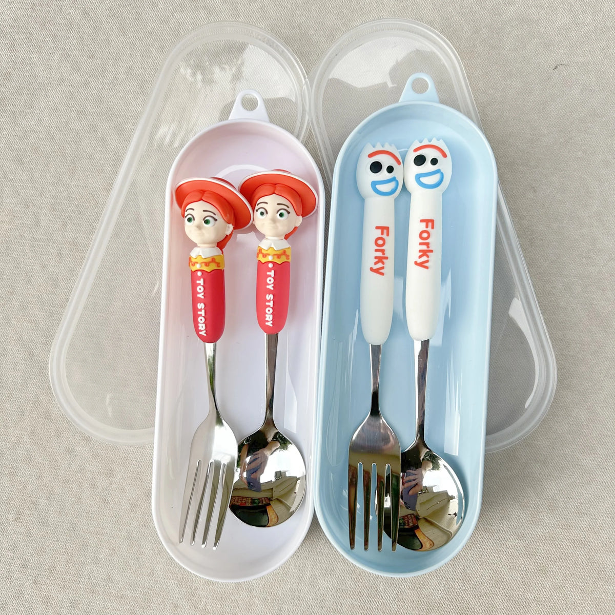 Toy Story 5 Spoon Fork Cutlery Set Woody Buzz Lightyear Jessie Forky Alien Cartoon Character Birthday Christmas Gift For Fans