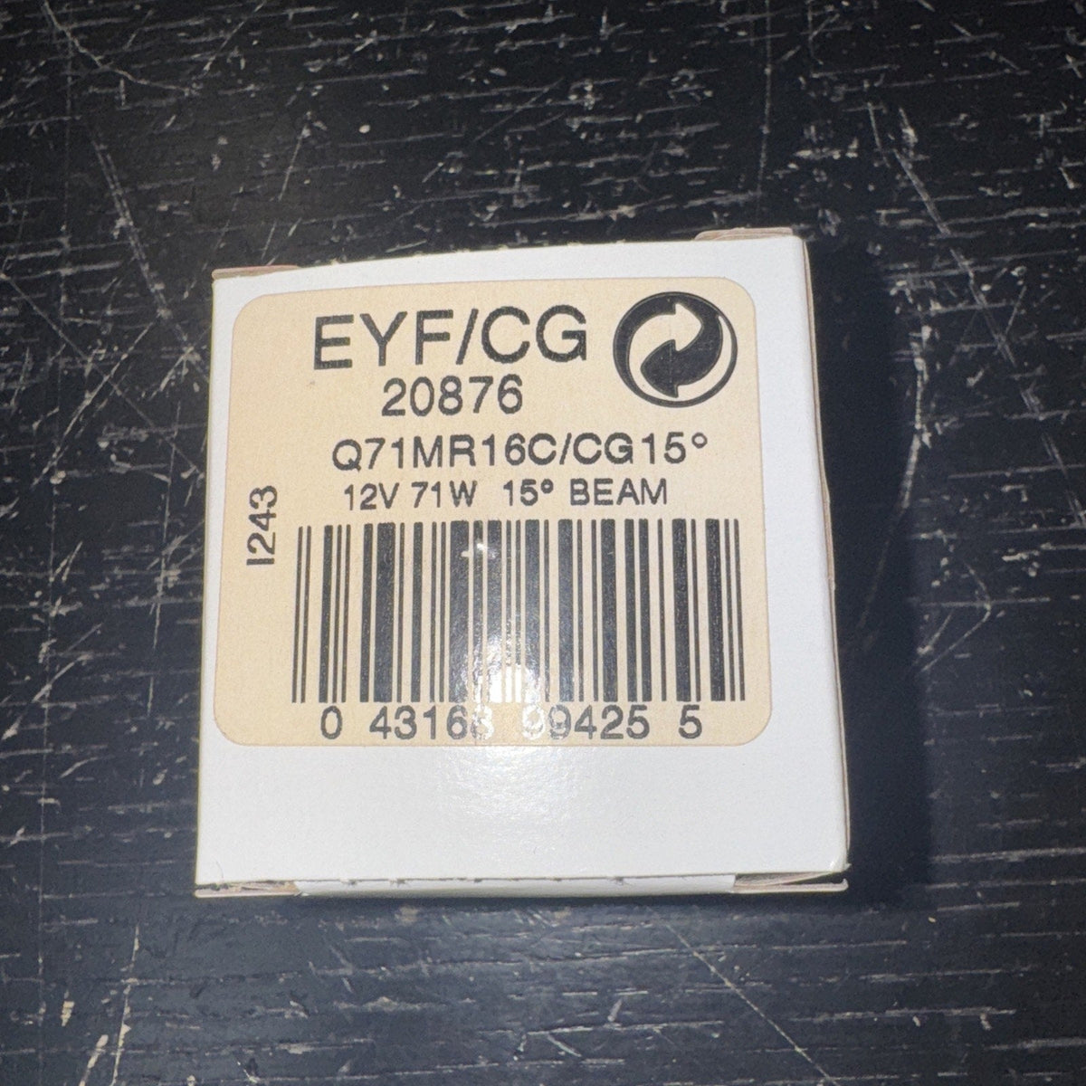 General Electric Q71MR16C/CG15. 12 V 71W Bulb