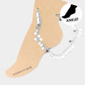 Metal Disc Station Anklet