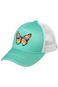C.C Hand Painted Abstract Butterfly Trucker Cap