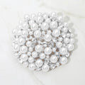 Pearl Crystal Cluster Pin Brooch