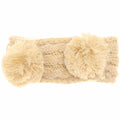 KIDS Multi-tone Double Pom C.C Head Wrap