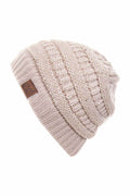 C.C Sequin Ponytail Messy Bun Beanie