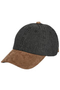 C.C Two Tone Cotton Twill Denim Baseball Cap