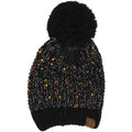 Chenille Confetti Pom C.C Beanie