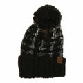 Ombre Double Slipstitch Pom C.C Beanie