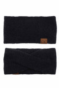 C.C Soft Recycled Fine Yarn Cuff Headwrap Earmuffs