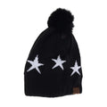 Star Print Pom C.C Beanie