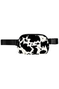 C.C Cow Pattern Fanny Pack