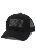 FLAG Patch Mesh Back American Flag Theme Baseball Cap