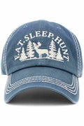 Eat Sleep Hunt Vintage Baseball Cap