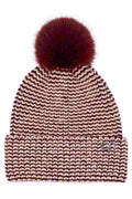 C.C Two Tone Angora Cuff Beanie Winter Hat