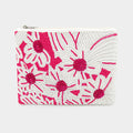 Seed Beaded Flower Clutch / Crossbody Bag